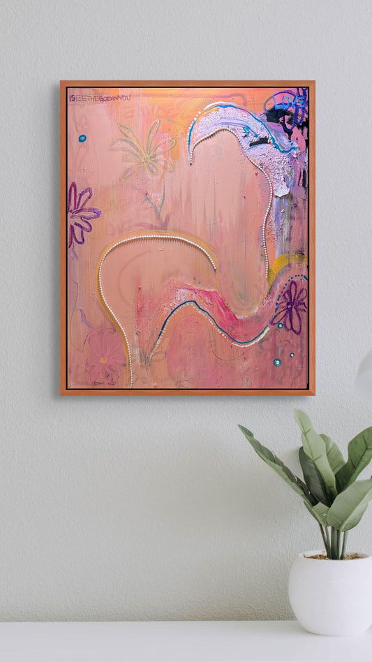 I see the God in You (Pink)